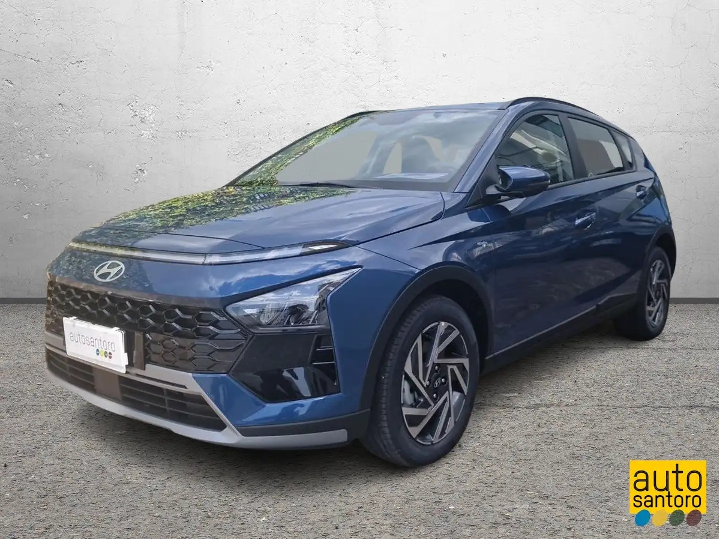 Hyundai BAYON Bayon 1.0 t-gdi 48V Xline mt Bleu - 1