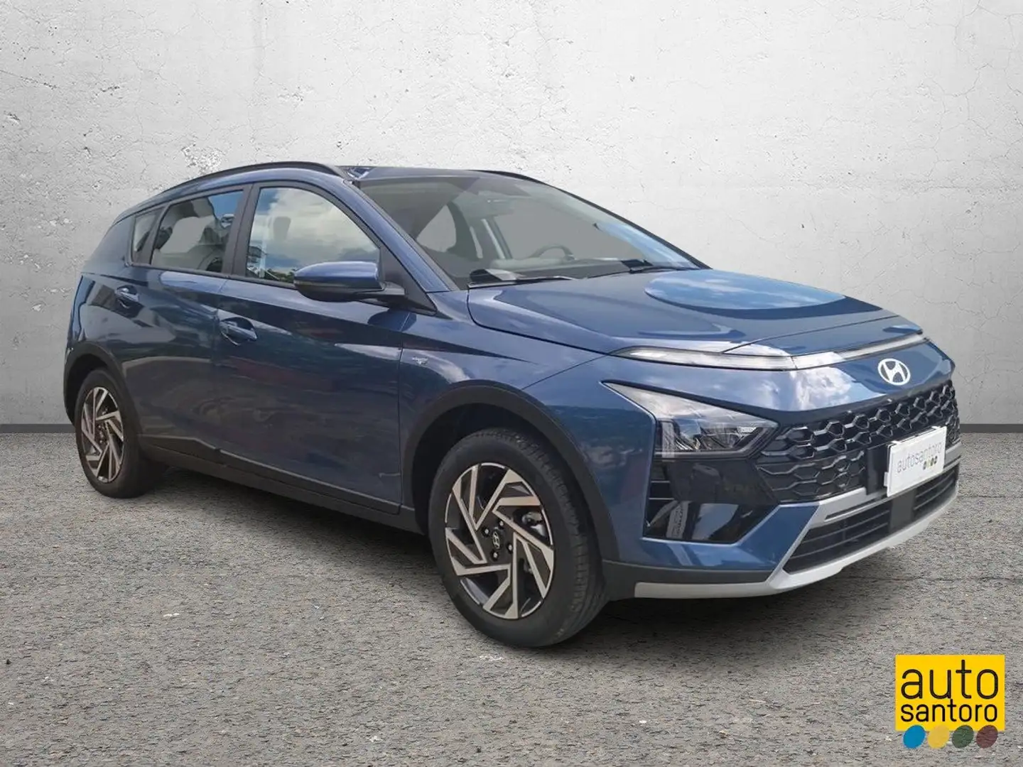 Hyundai BAYON Bayon 1.0 t-gdi 48V Xline mt Bleu - 2