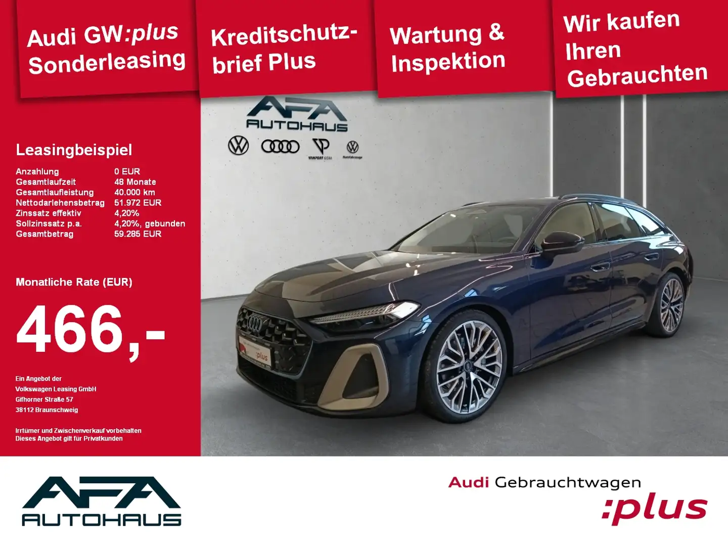 Audi A5 Avant TFSI qu. S tr. S-Line*EditionONE*Matrix Albastru - 1