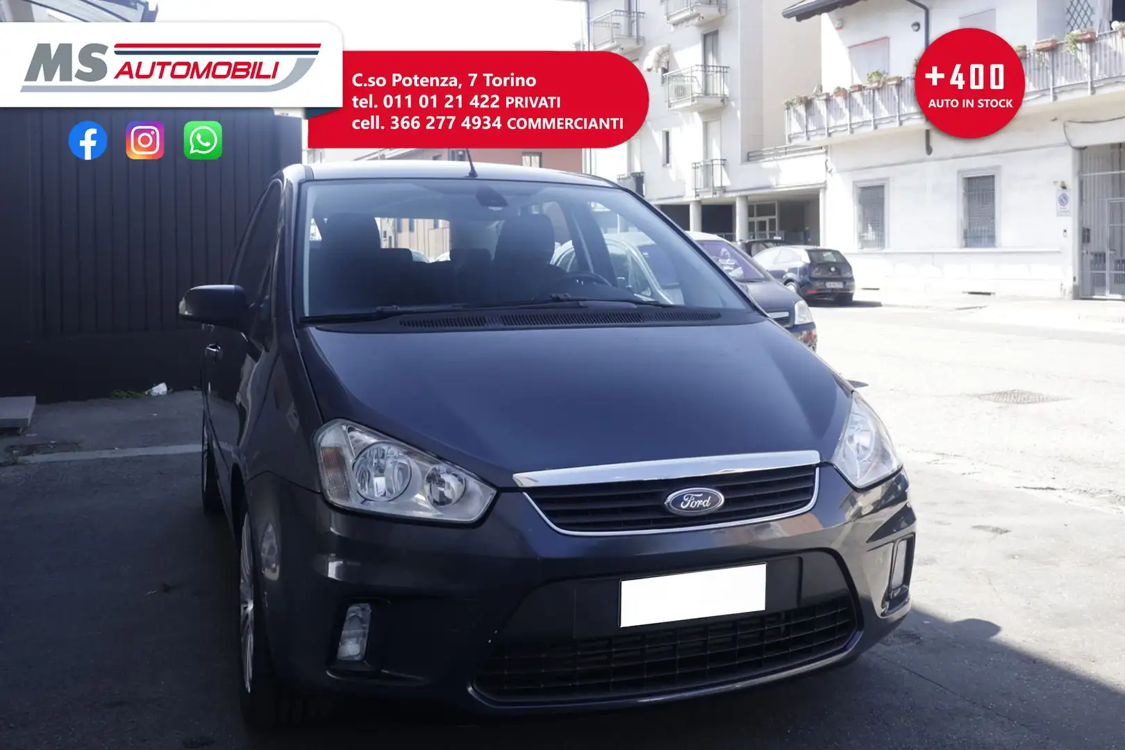 Ford C-Max Ford C-Max 1.6 TDCi 110 CV Titanium DPF Unicoprop Gris - 1