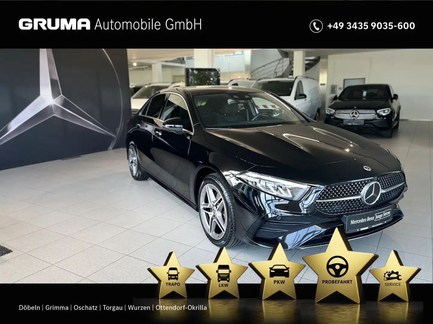 Mercedes-Benz A 250 A 250 e Lim AMG+Distronic+KeyGo+CarPlay+RüKa+LED Schwarz - 1