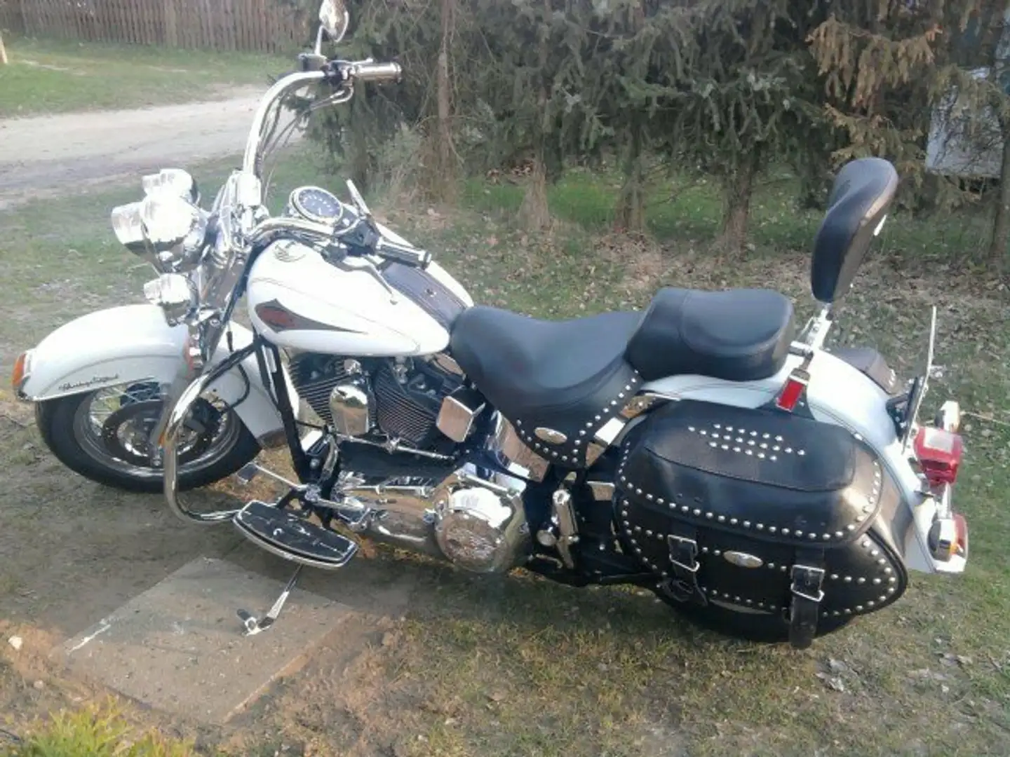 Harley-Davidson Heritage Softail Alb - 1