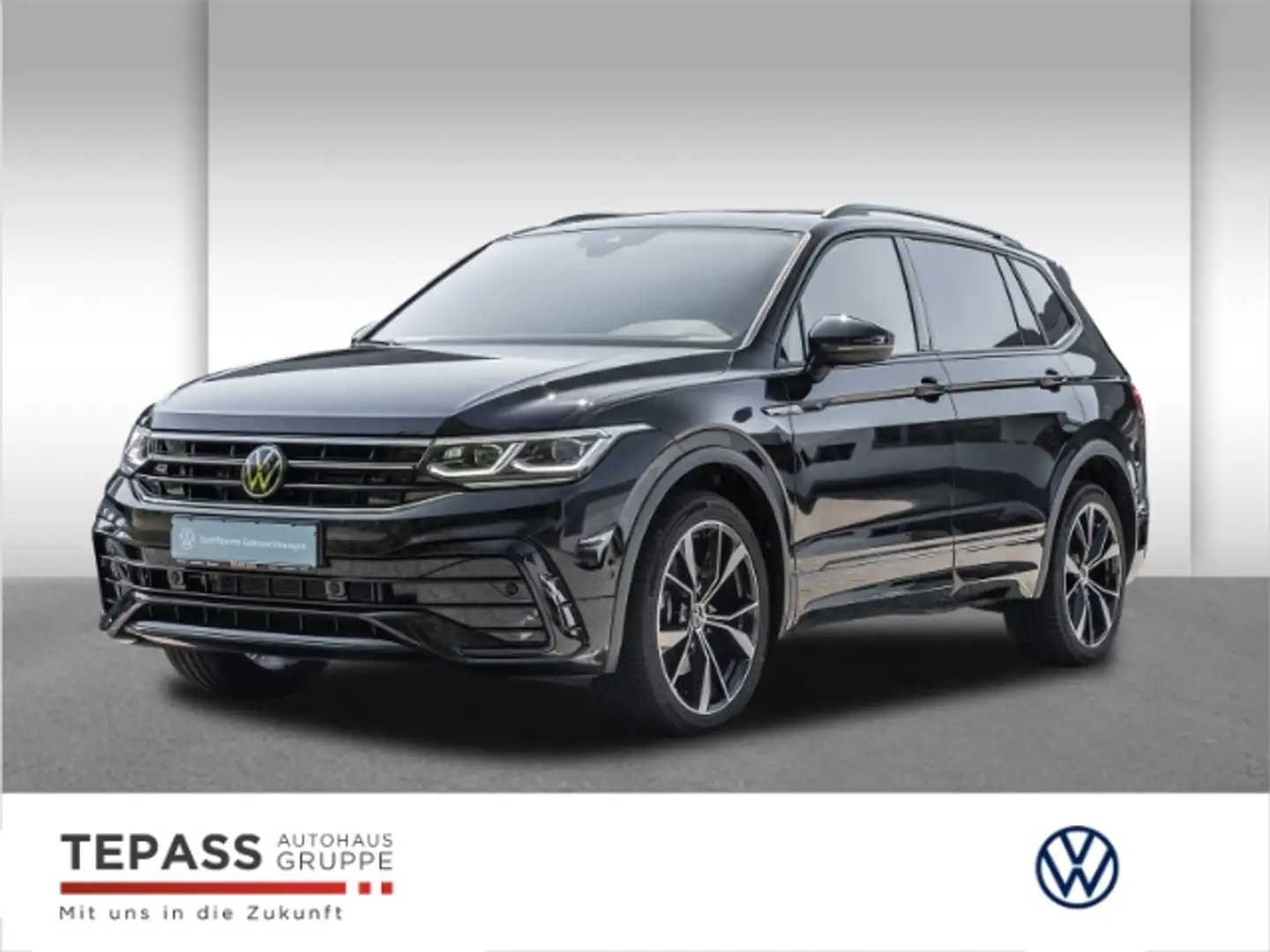 Volkswagen Tiguan Allspace 2.0l TDI SCR 4MOTION R-Line NAVI STANDHEIZUNG AHK Schwarz - 1