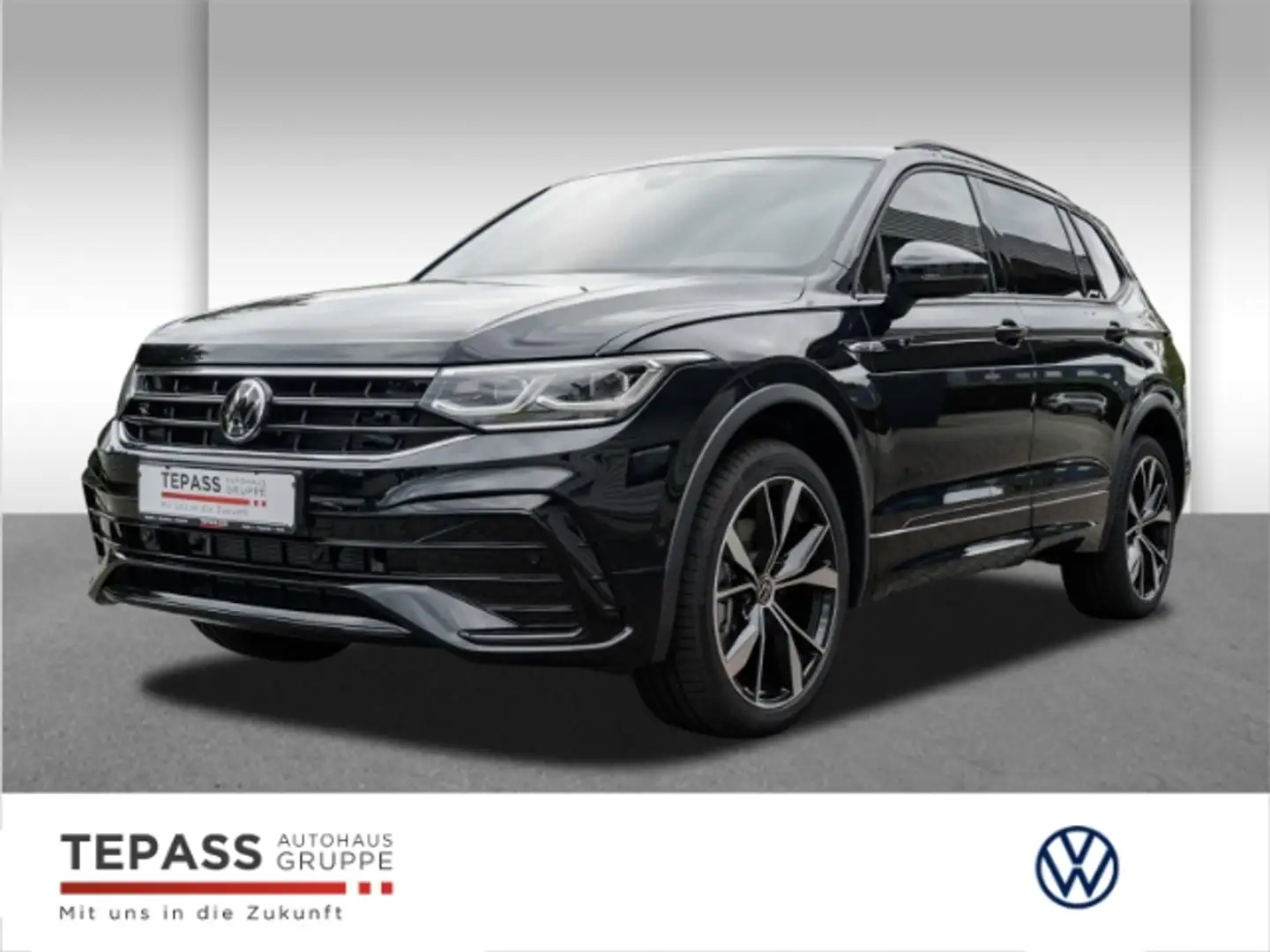 Volkswagen Tiguan Allspace 2.0l TDI SCR 4MOTION R-Line AHK STHZ Schwarz - 1