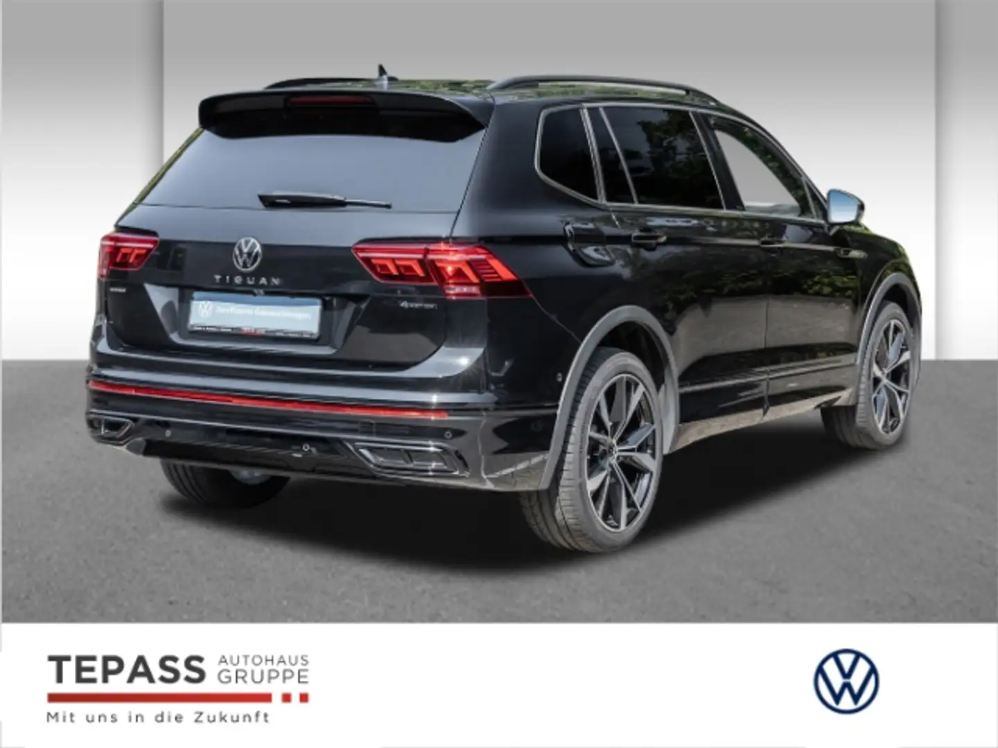 Volkswagen Tiguan Allspace 2.0l TDI SCR 4MOTION R-Line NAVI STANDHEIZUNG AHK Schwarz - 2