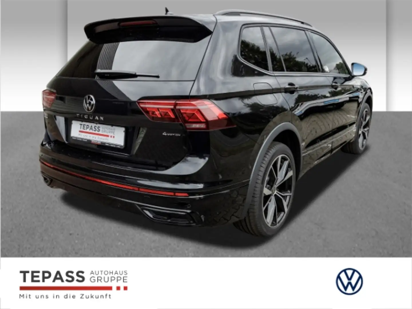 Volkswagen Tiguan Allspace 2.0l TDI SCR 4MOTION R-Line AHK STHZ Schwarz - 2