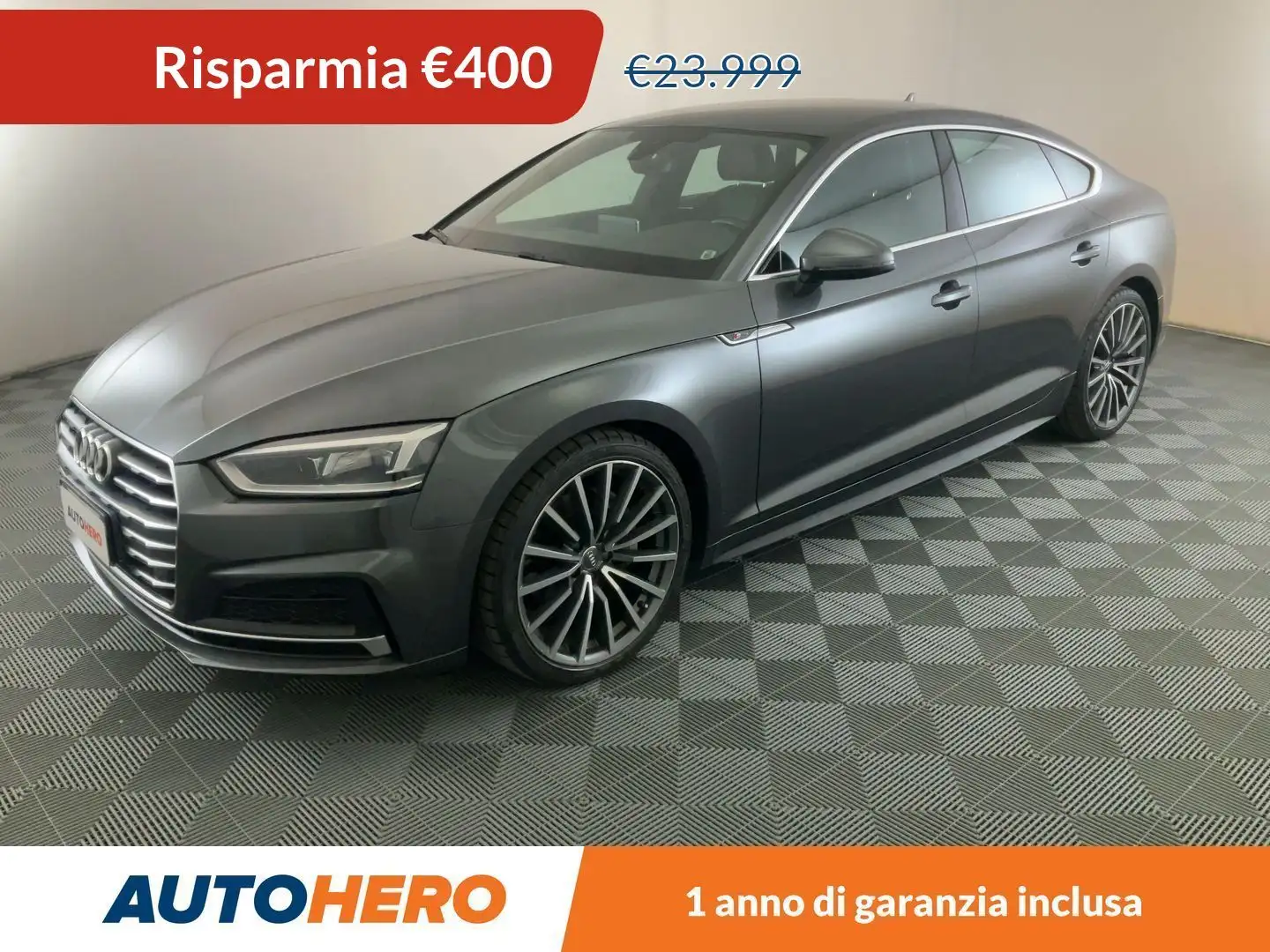 Audi A5 2.0 TDI Sport 190 CV S tronic quattro Gri - 1