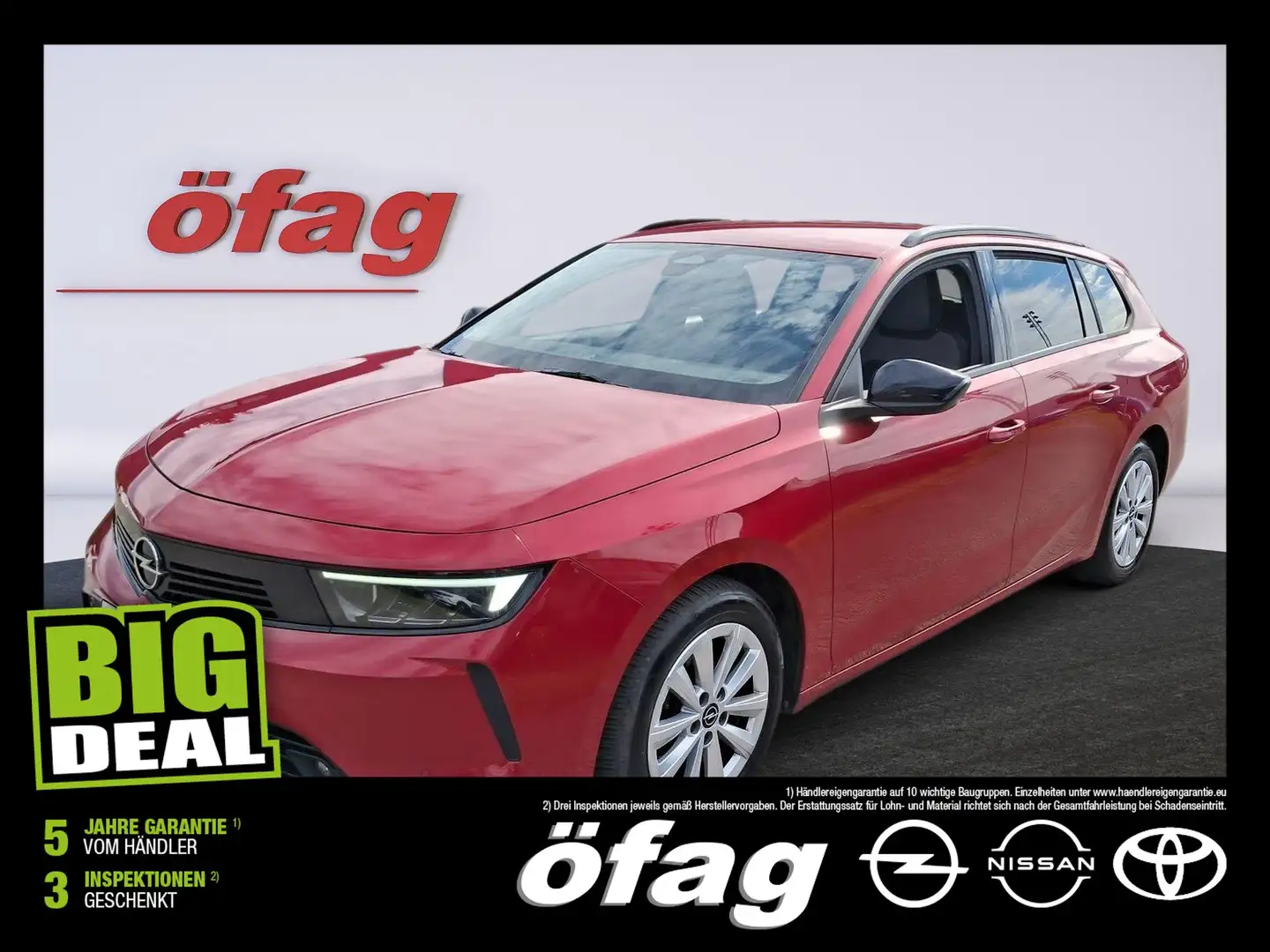 Opel Astra ST 1.2 Turbo Edition ACC+LED+Fernlichtass. Rot - 1