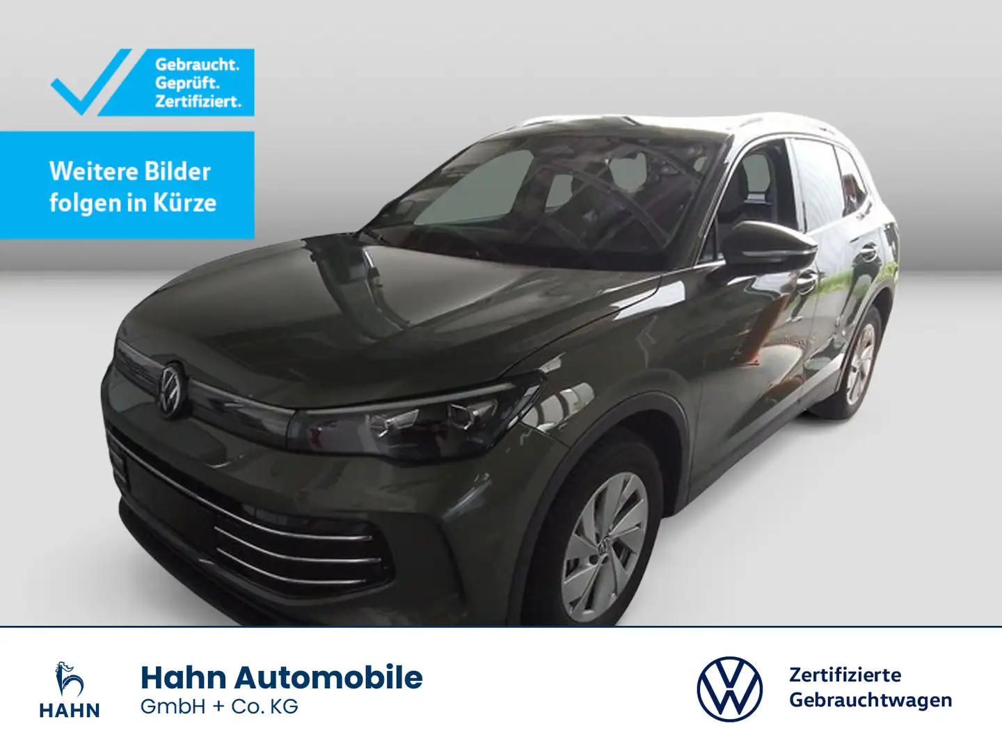Volkswagen Tiguan 2.0TDI DSG Elegance Standh AHK Navi DCC Grün - 1
