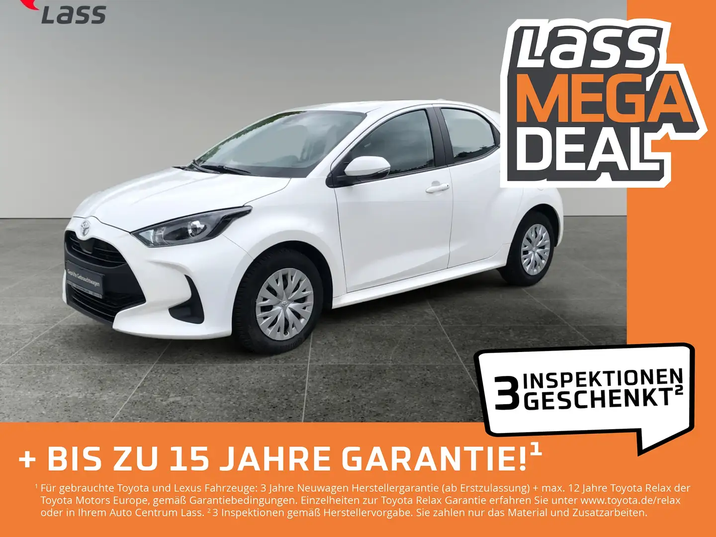 Toyota Yaris 1.0 Comfort +Allwetter+Heckkamera! Blanc - 1