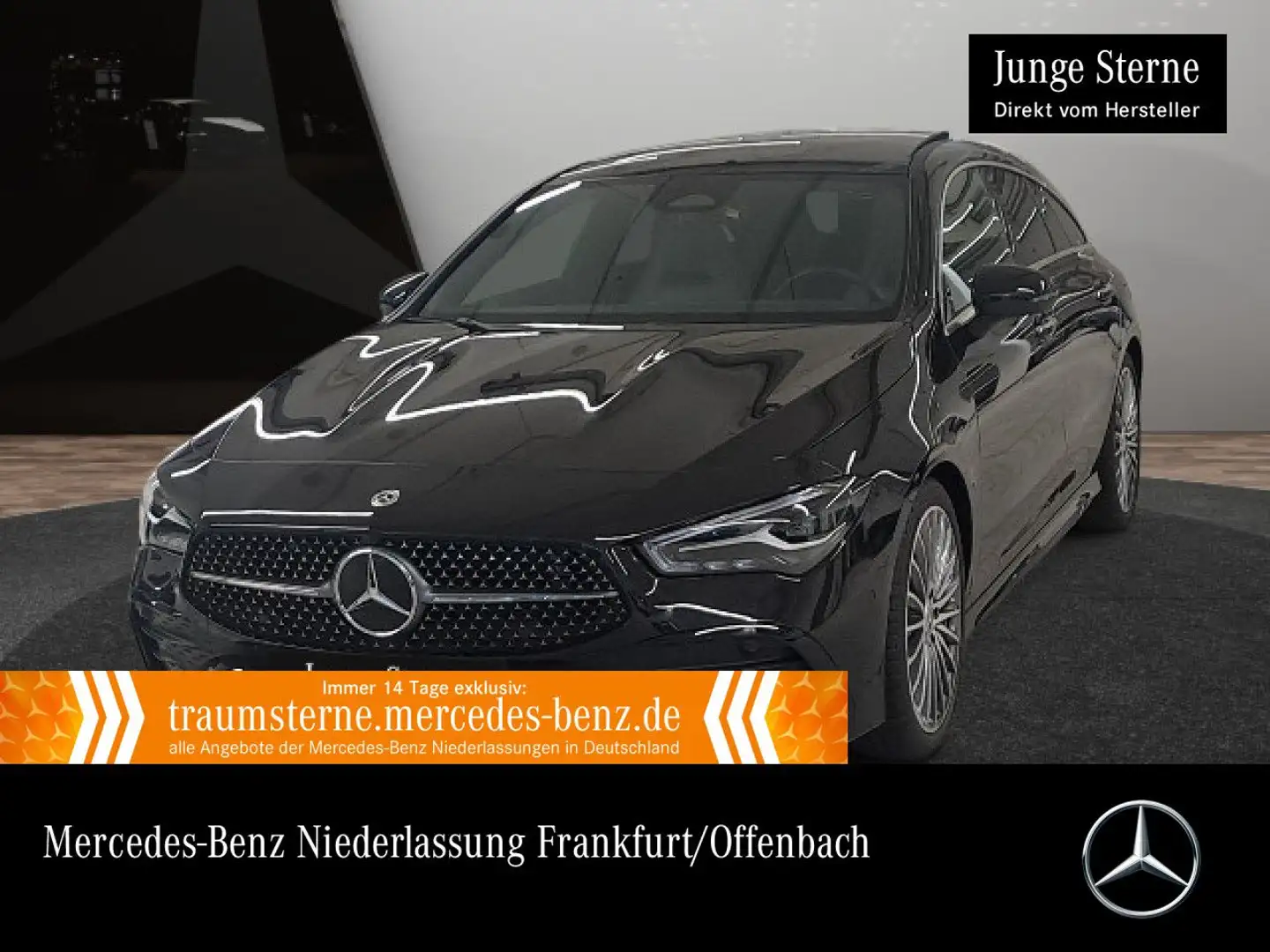 Mercedes-Benz CLA 200 d AMG+PANO+AHK+LED+KAMERA+TOTW+KEYLESS+8G Noir - 1