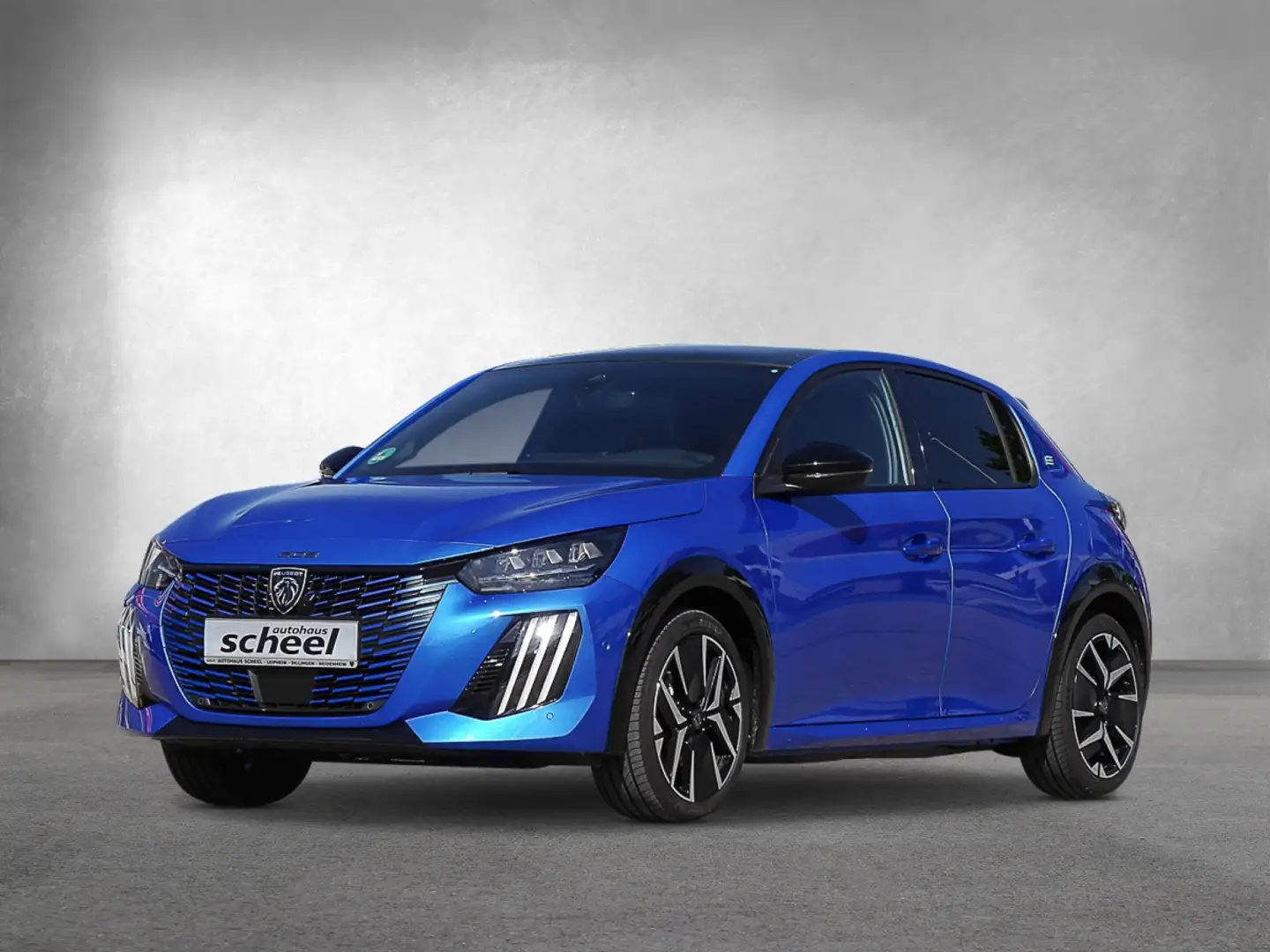 Peugeot 208 Elektromotor 156 (e-) GT ACC FLA Pano 360 Blau - 2
