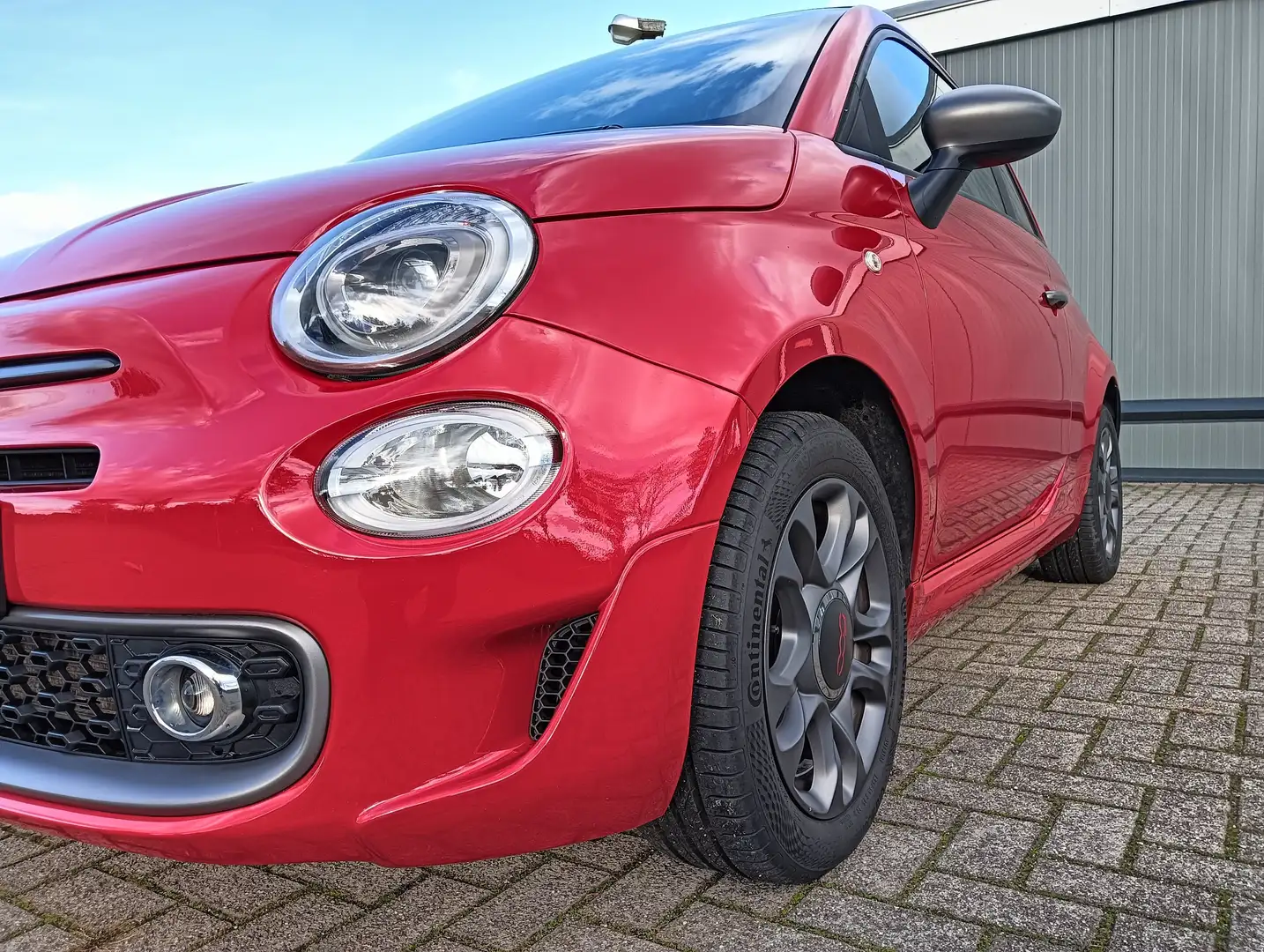 Fiat 500C 1.2i Sport Cabriolet  Cruise control. Carplay . Rood - 2