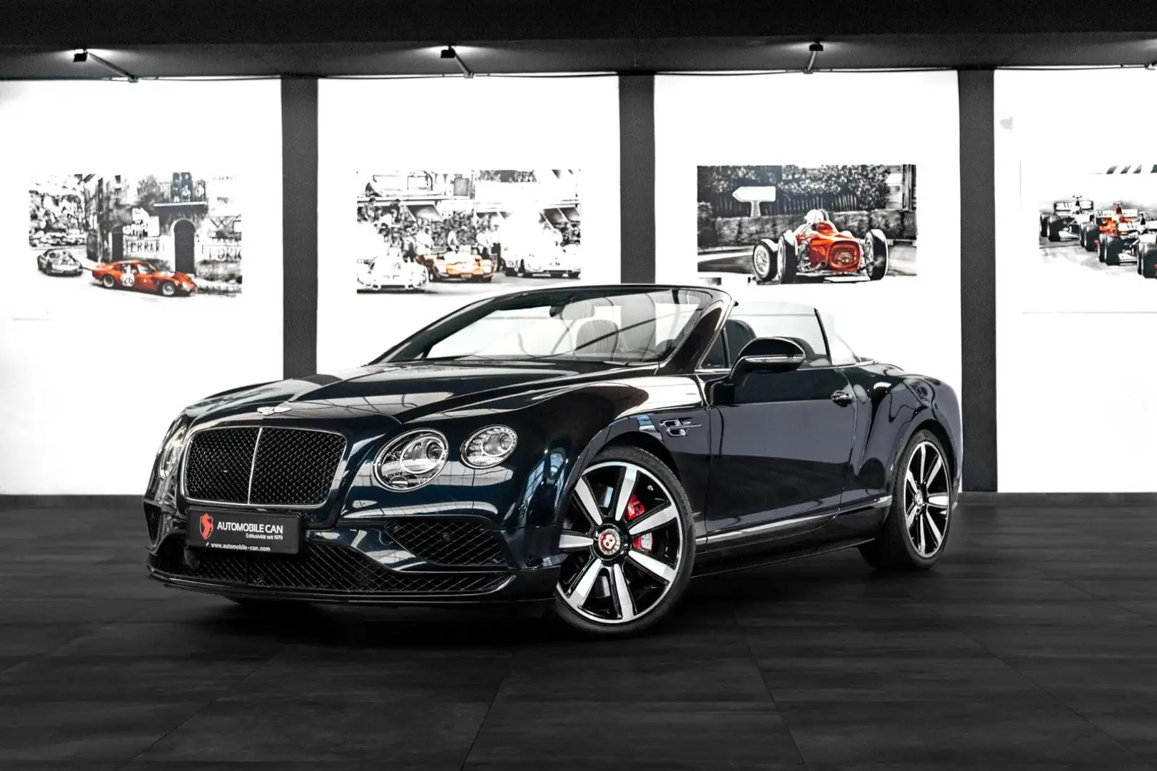 Bentley Continental GTC V8 S Convertible 528PS Mulliner Bleu - 1