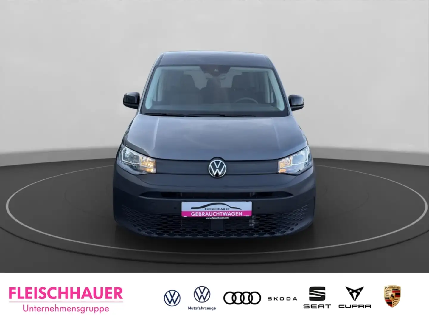 Volkswagen Caddy 2,0TDI LM+Rear View+PDC+Digital Cockpit+StzHz Grau - 2