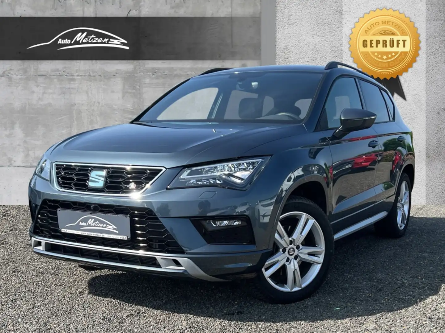 SEAT Ateca FR 4Drive 2.0 TSI AHK-schwenkbar Navi Digi Cockpit Grau - 2