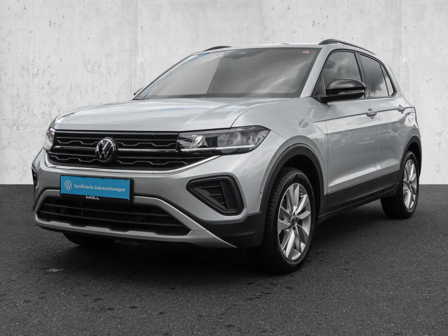 Volkswagen T-Cross 1.5 TSI DSG Life MATRIX 2xKLIMA ACC AUT Silber - 2
