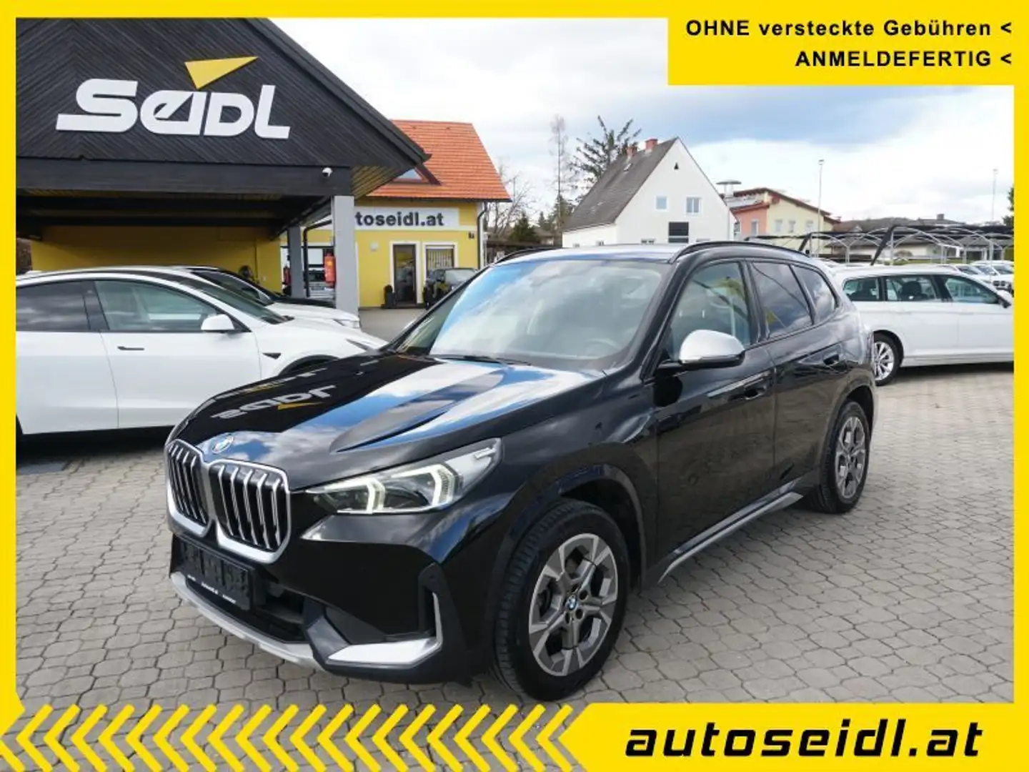 BMW X1 sDrive 18d Aut. *X-LINE+AHV+LED* Schwarz - 1
