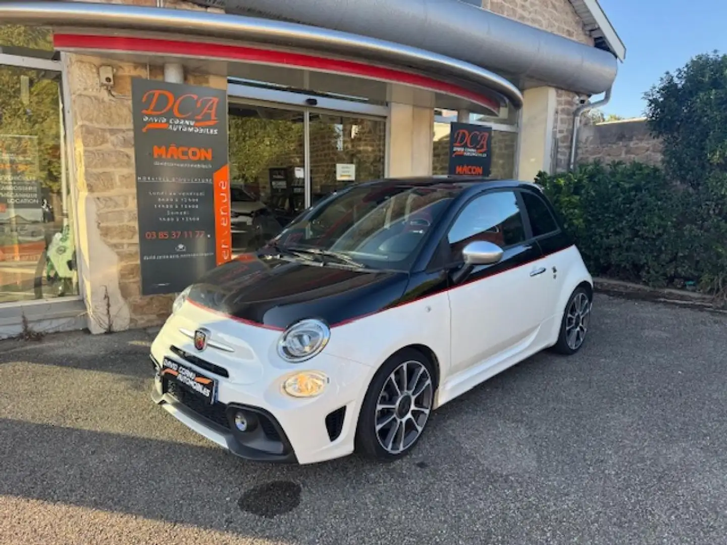 Fiat 500 1.4i 16V - 165 Euro 6d temp BERLINE Abarth 595 Turismo PHASE 2 Weiß - 1