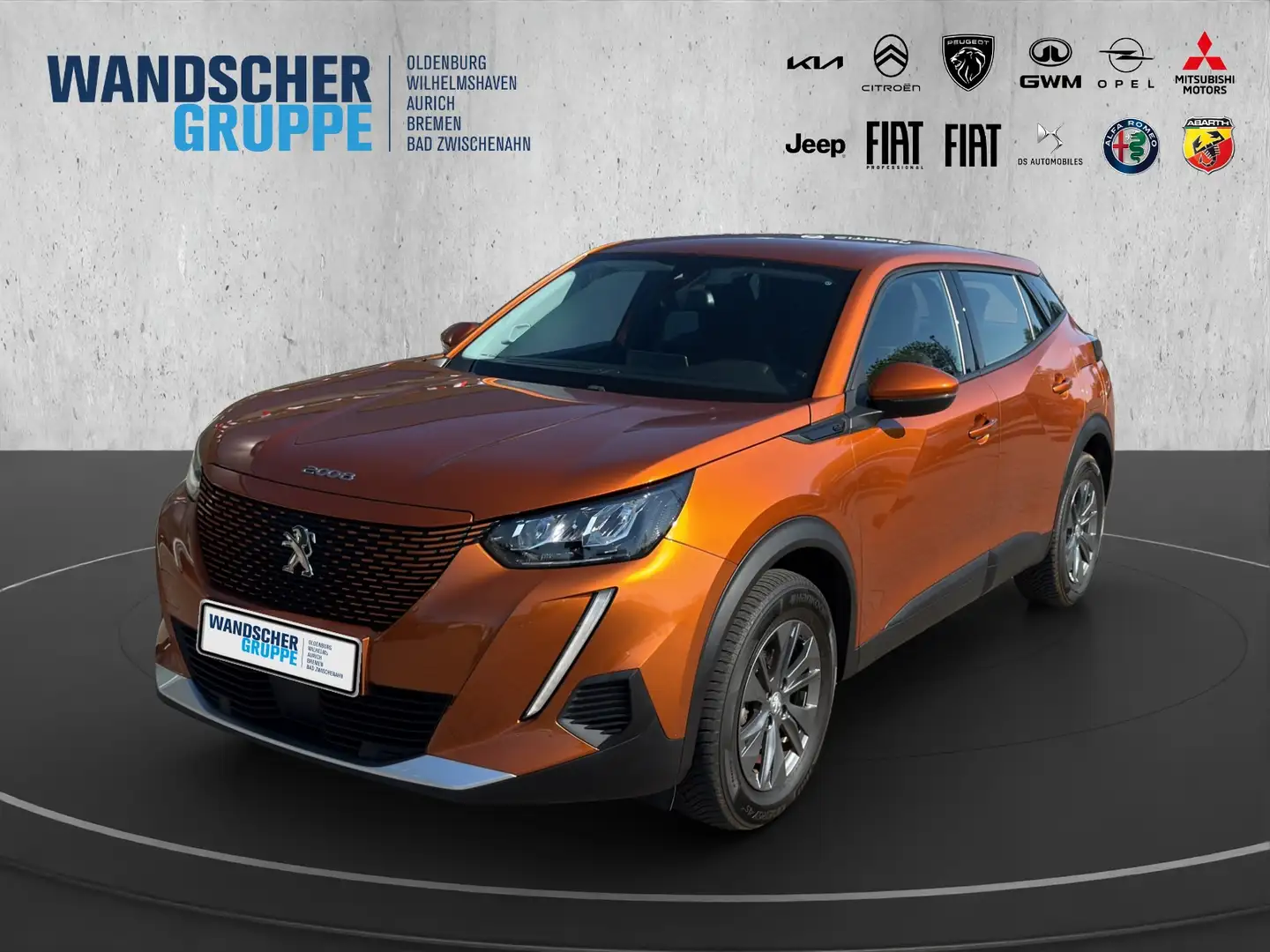Peugeot 2008 e- Elektromotor 136 (e-) e- Active Pack Orange - 1