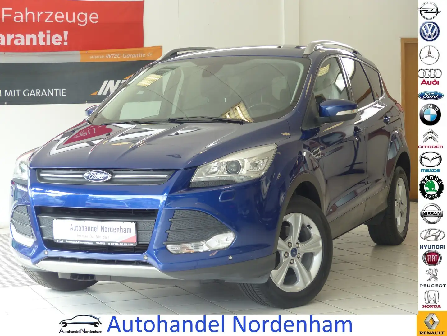 Ford Kuga 1.6 Sync Edition*KLIMAAUTOMATIK*NAVI*1.HAND* Blauw - 1