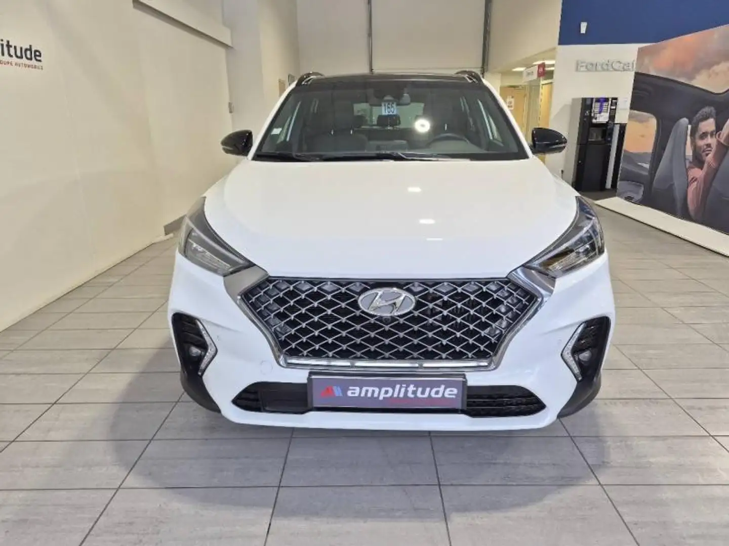 Hyundai TUCSON 1.6 CRDI 136 ch hybrid 48V N Line Executive DCT-7 Euro6d-Evap Weiß - 2