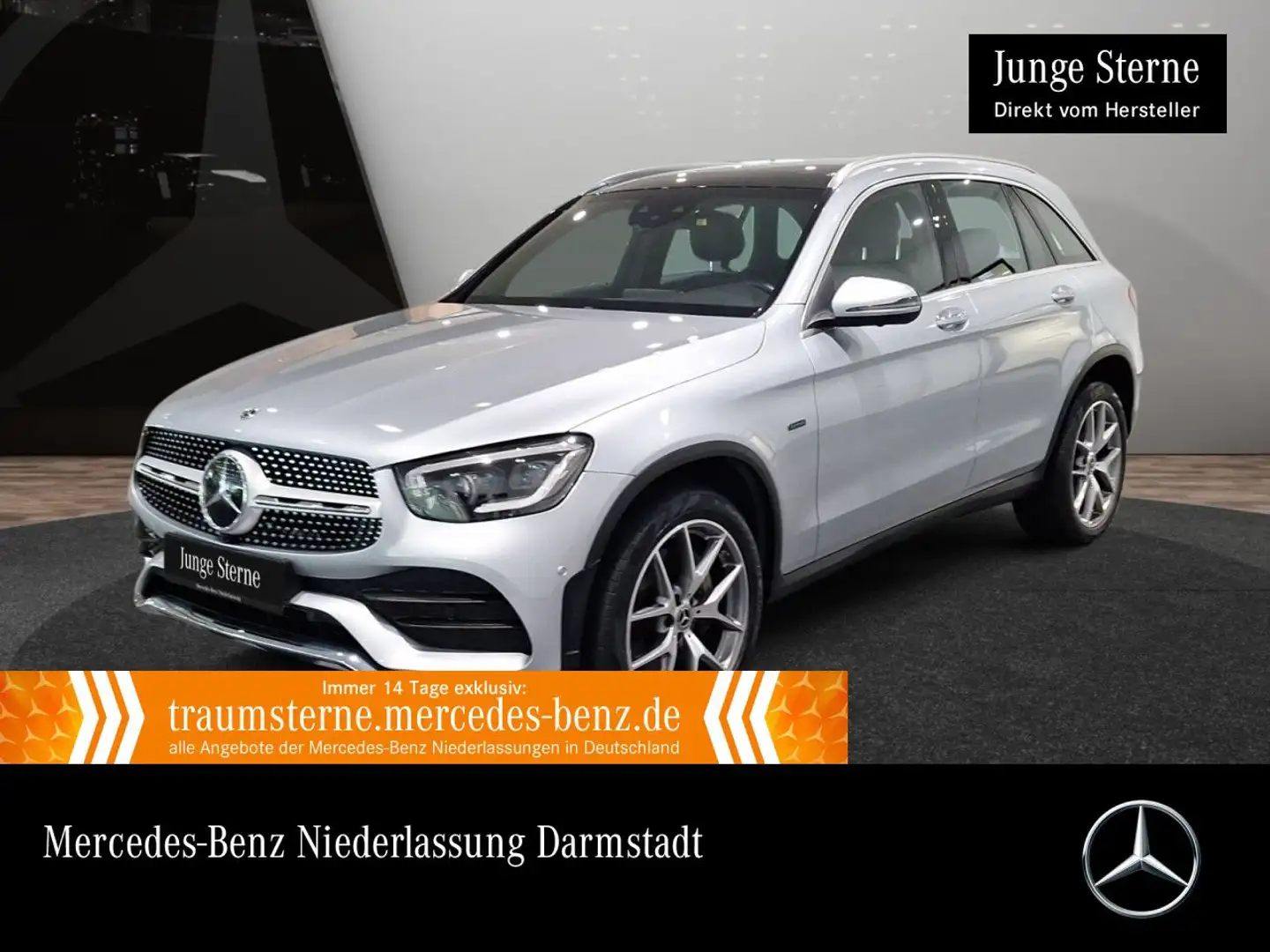 Mercedes-Benz GLC 300 e 4M AMG+PANO+360+MULTIBEAM+FAHRASS+HUD+9G Silber - 1