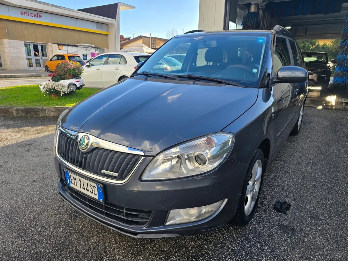 Skoda Fabia 1.2 tdi cr Greenline Gris - 1