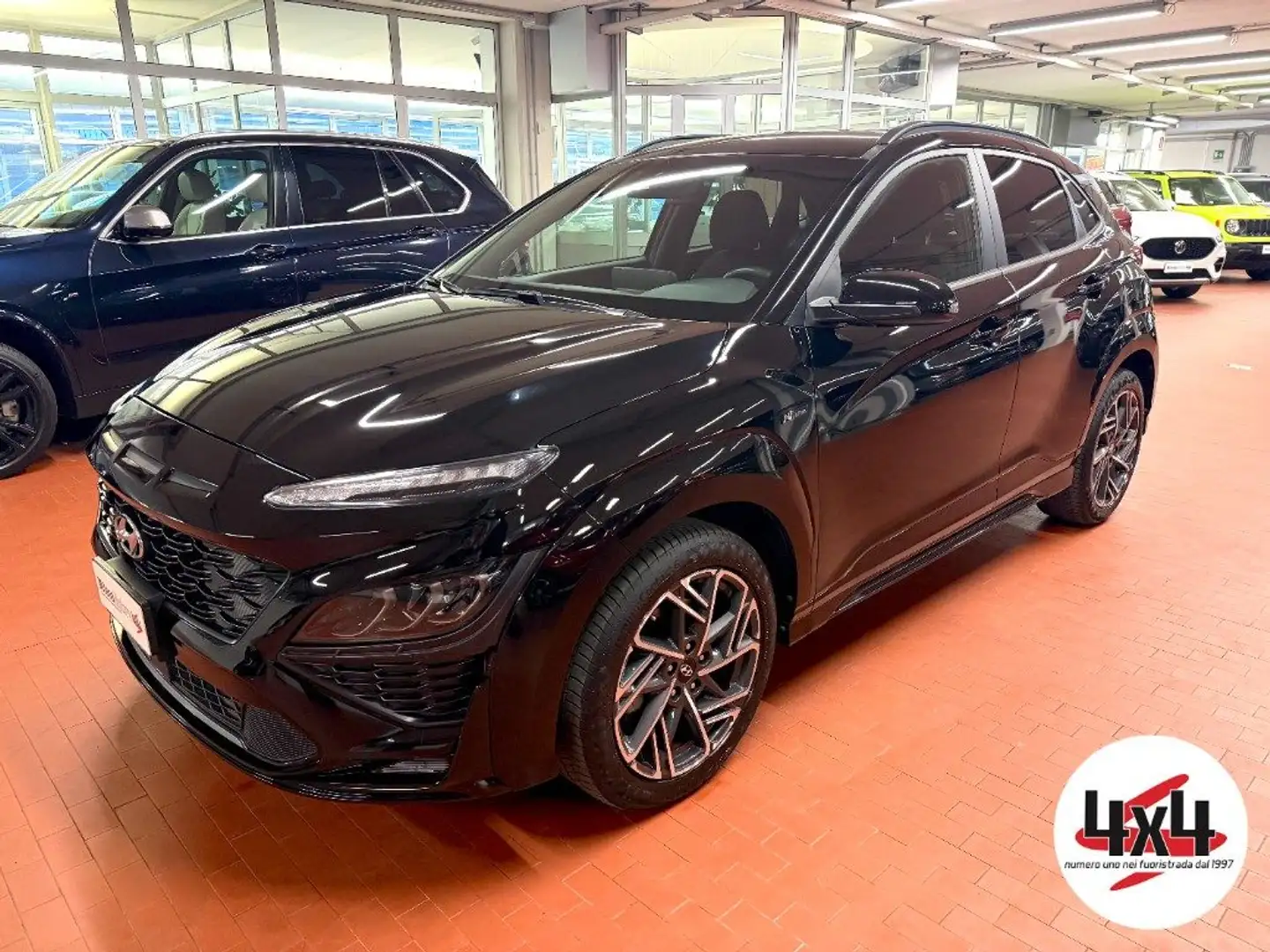 Hyundai KONA 1.0 T-GDI Hybrid iMT NLine *12.013 Km*OFFERTA* Nero - 1