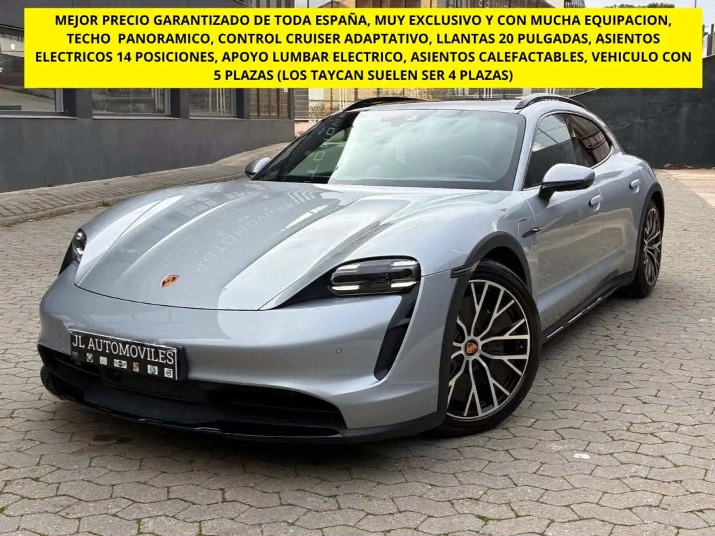 Porsche Taycan 4 Cross Turismo Plateado - 1