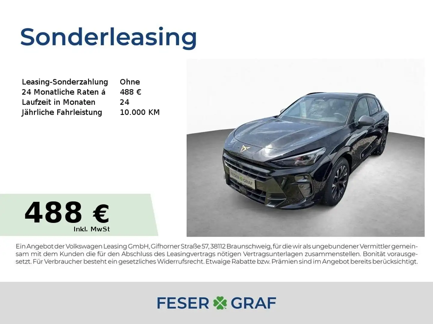 CUPRA Terramar 1.5 eTSI DSG GJR|DigitalDrive|Intell XL Schwarz - 1