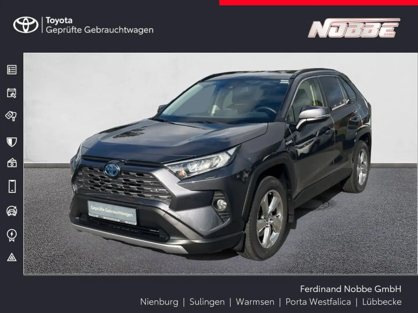 Toyota RAV 4 2.5 4x4 Hybrid Team Deutschland Grau - 1
