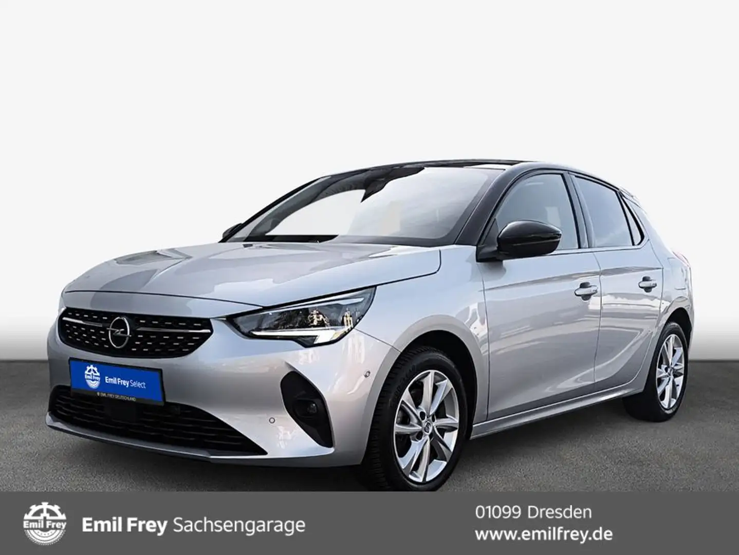 Opel Corsa 1.2 Direct Inj Turbo Automatik Elegance LED Argento - 1