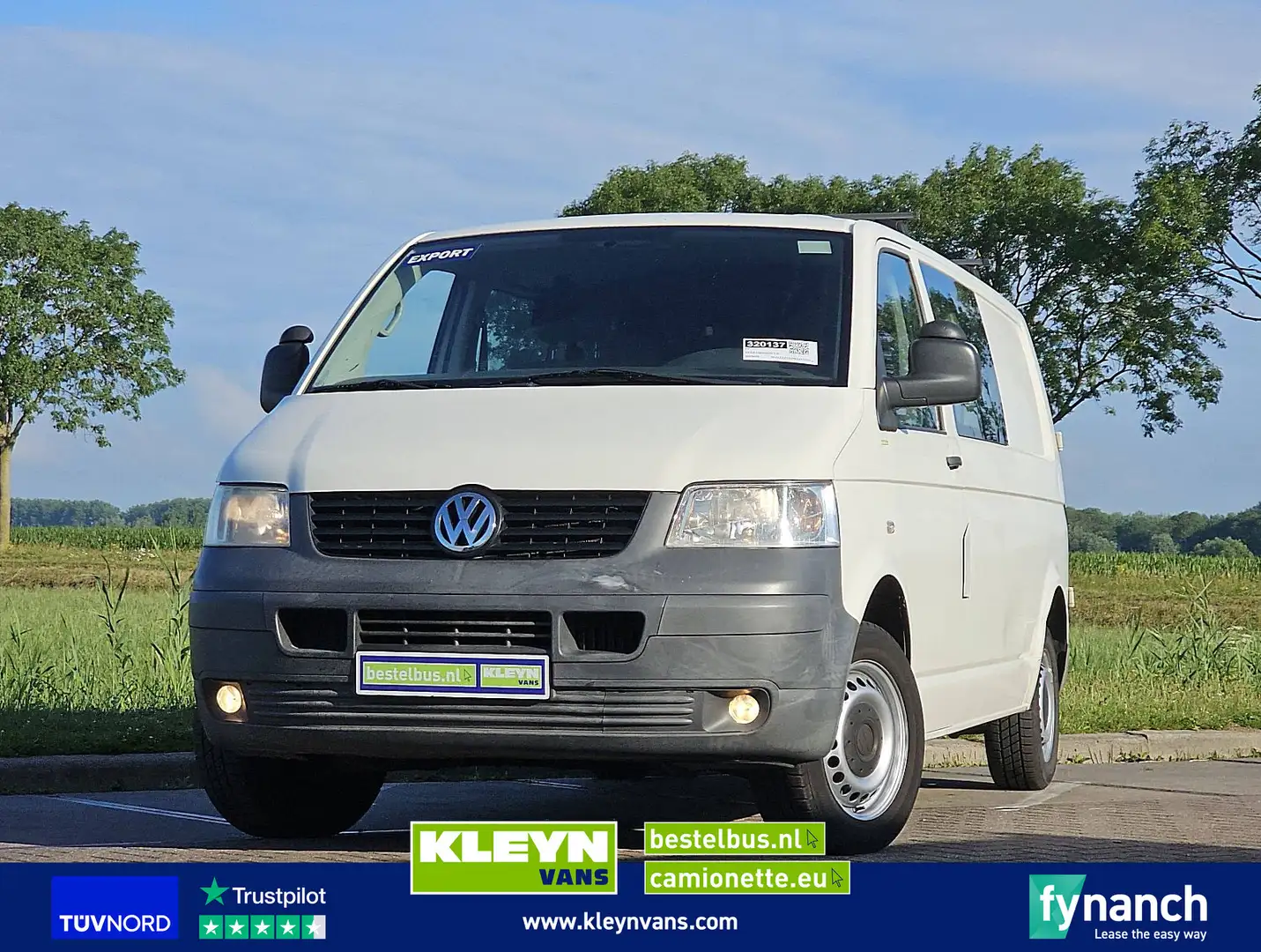 Volkswagen Transporter 1.9 TDI L2 Dubbel Cabine AC! Wit - 1