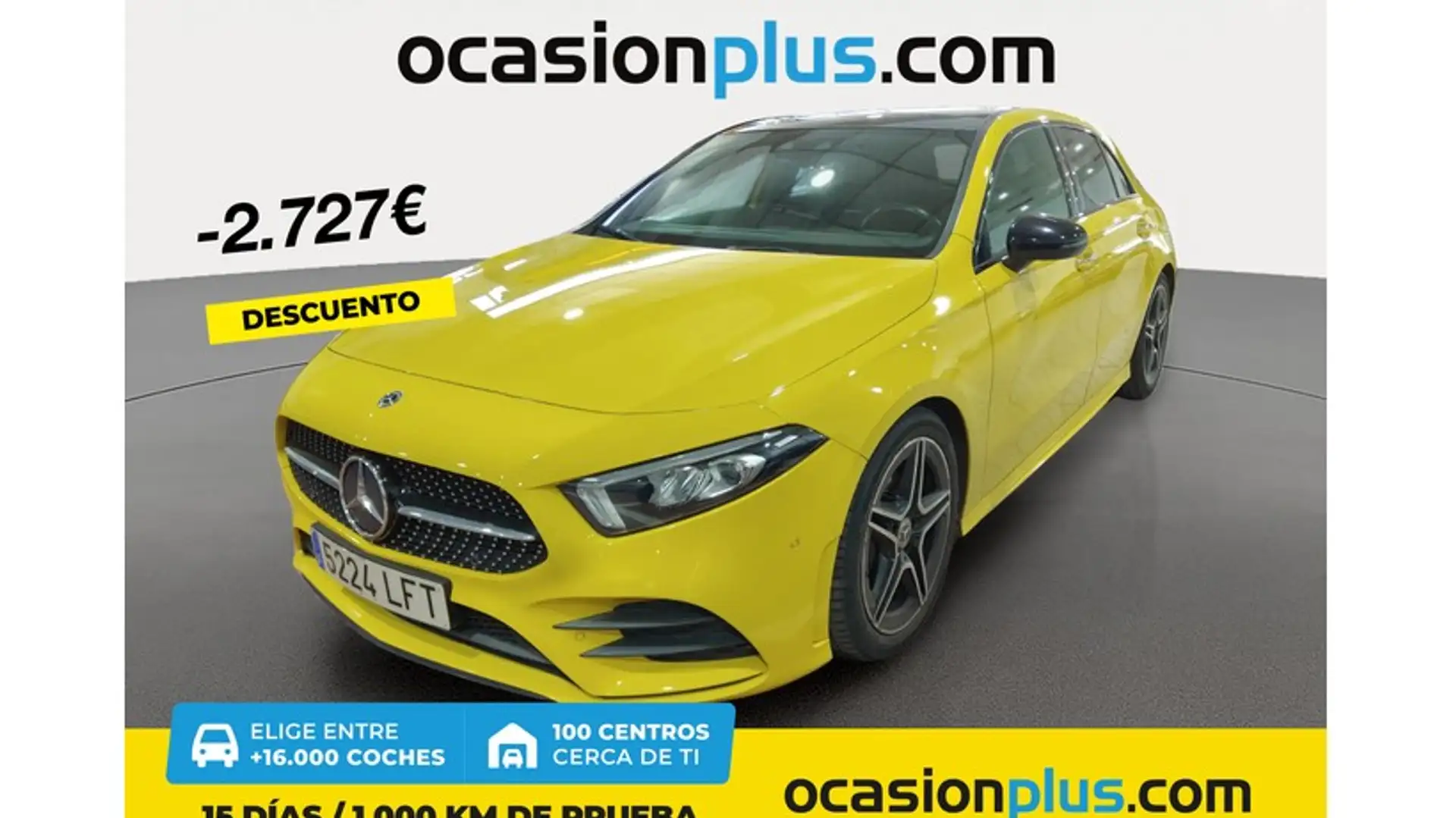 Mercedes-Benz A 180 7G-DCT Jaune - 1