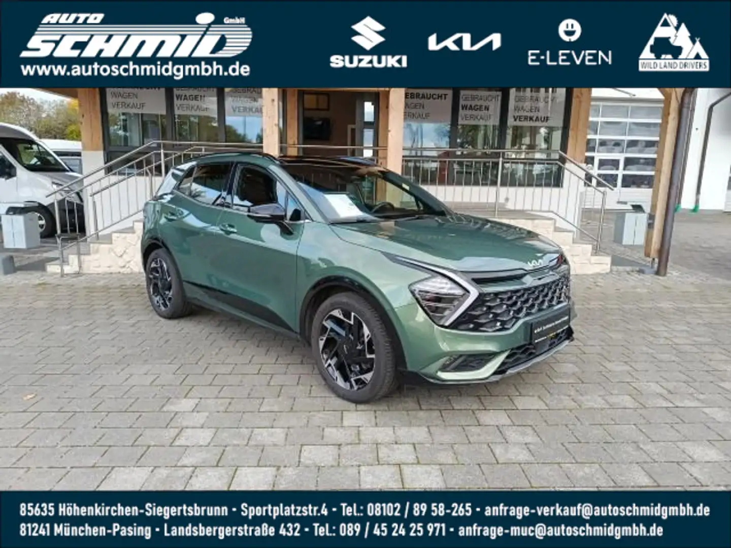 Kia Sportage SPORTAGE 1.6T 180 AWD DCT GTL DRI GD SOU Groen - 1