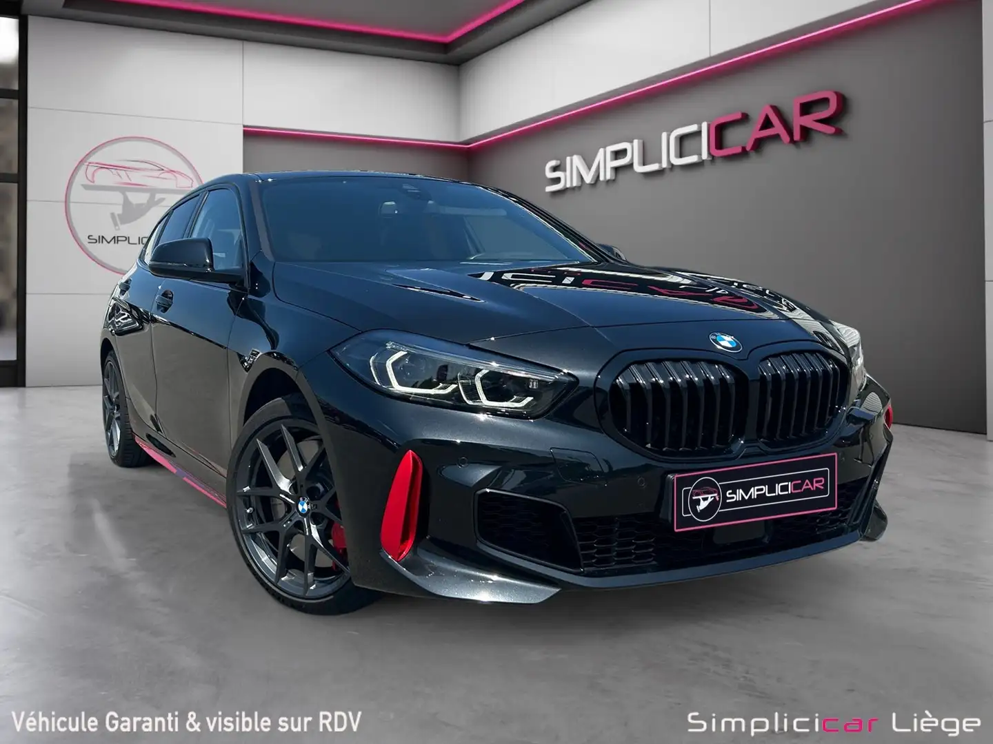 BMW 128 128tiAS OPF *GARANTIE 12 MOIS* Zwart - 1