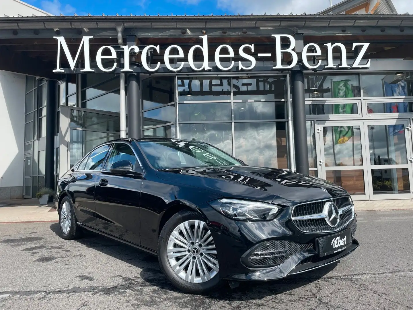 Mercedes-Benz C 200 d AVANTGARDE 360°+TOTW+Carplay+Ambiente Zwart - 1