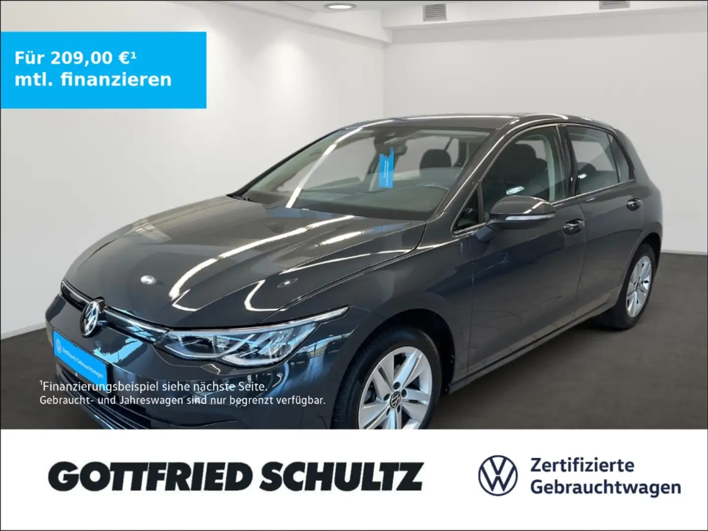 Volkswagen Golf VIII 1.0 TSI Life LED Sitzheizung APP-Connect Grijs - 1