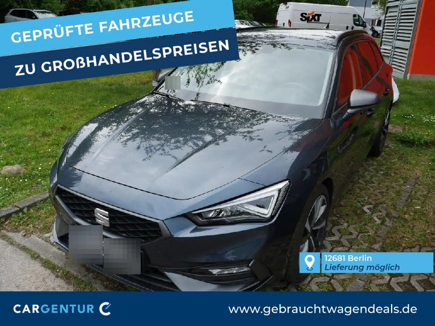 SEAT Leon Sportstourer 1.5 eTSI FR Virtual SpoSi ACC Gris - 1