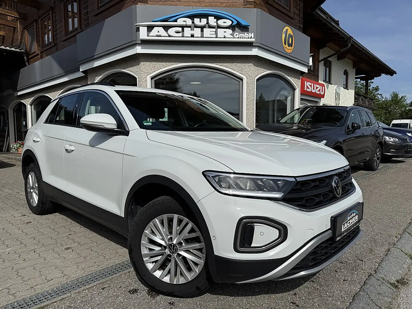 Volkswagen T-Roc 2.0 TDI Life DSG*AHK*LED*RFK*ACC* Weiß - 1