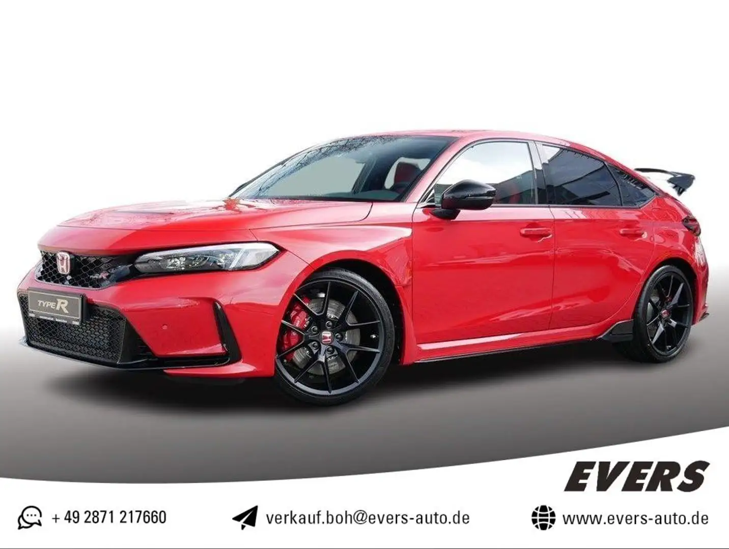 Honda Civic 2.0 VTEC Turbo Type R CARPLAY+LED+ACC+19Z. crvena - 1