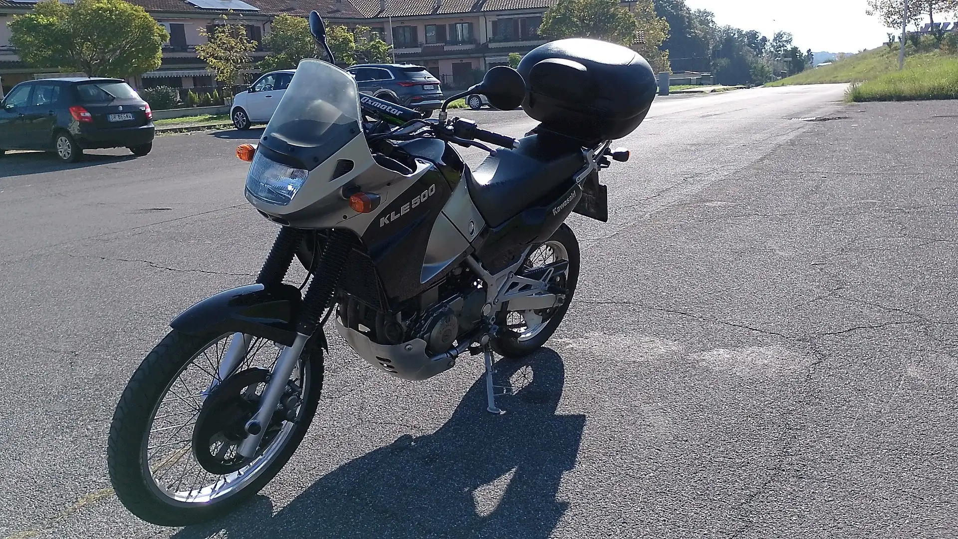 Kawasaki KLE 500 Zilver - 2