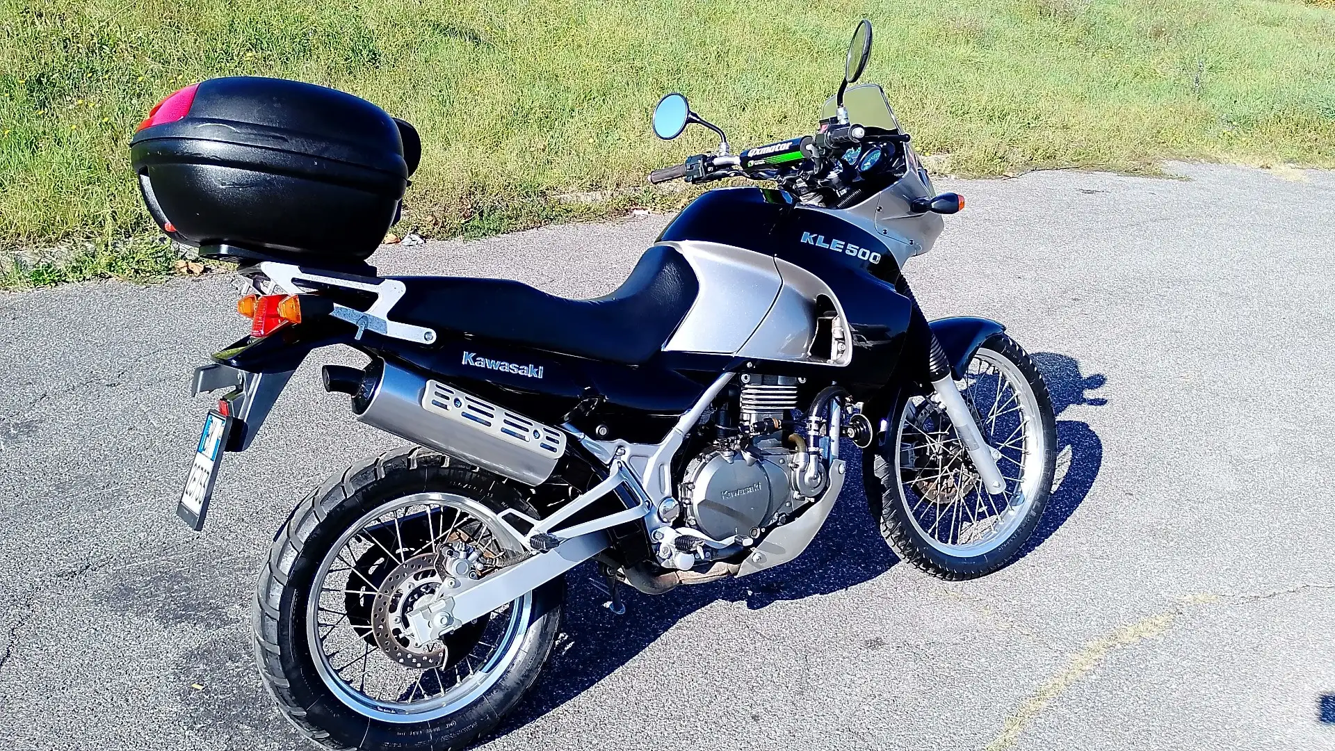 Kawasaki KLE 500 Zilver - 1