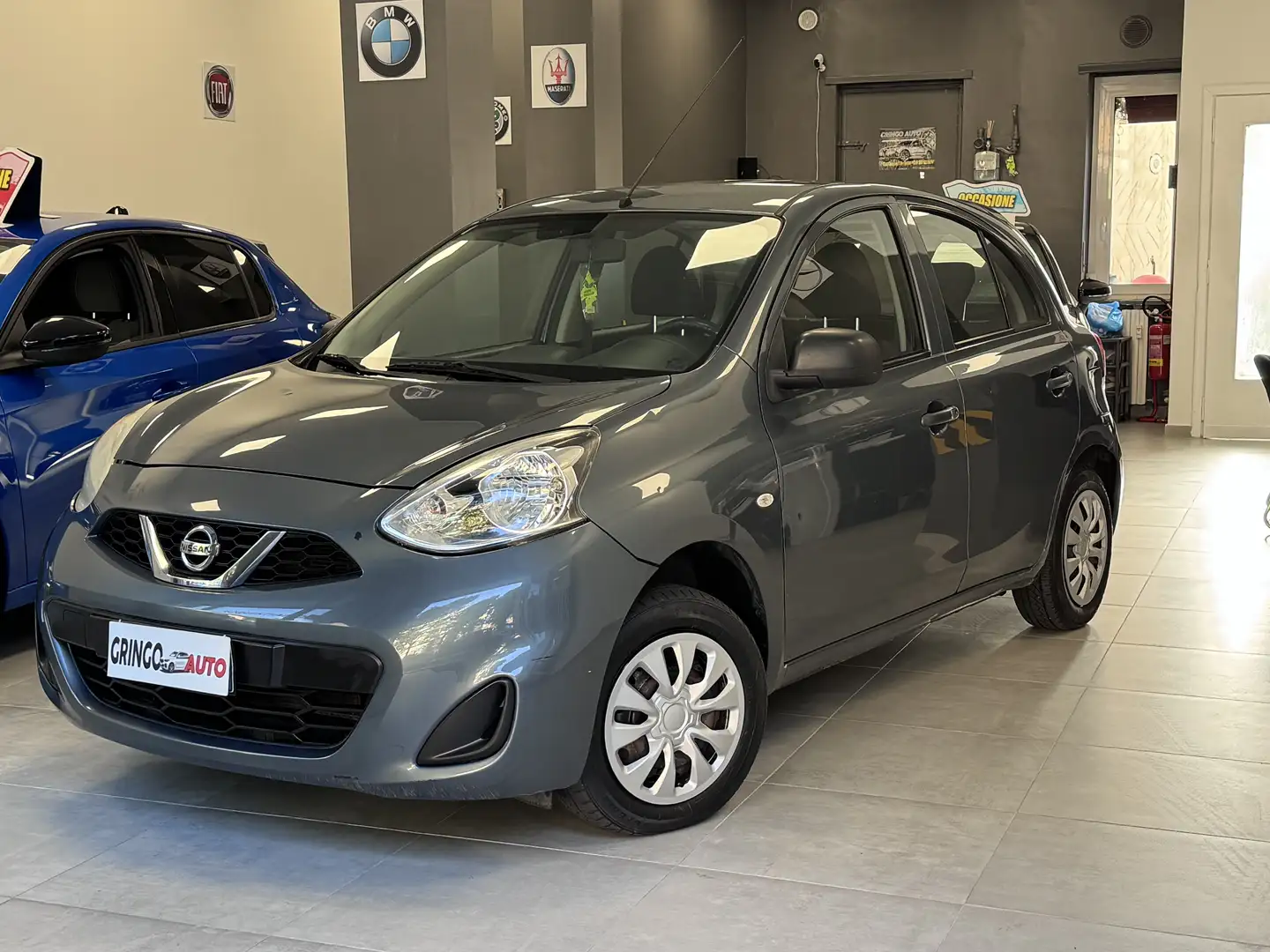 Nissan Micra 5p 1.2 Active eco Gpl Gris - 1