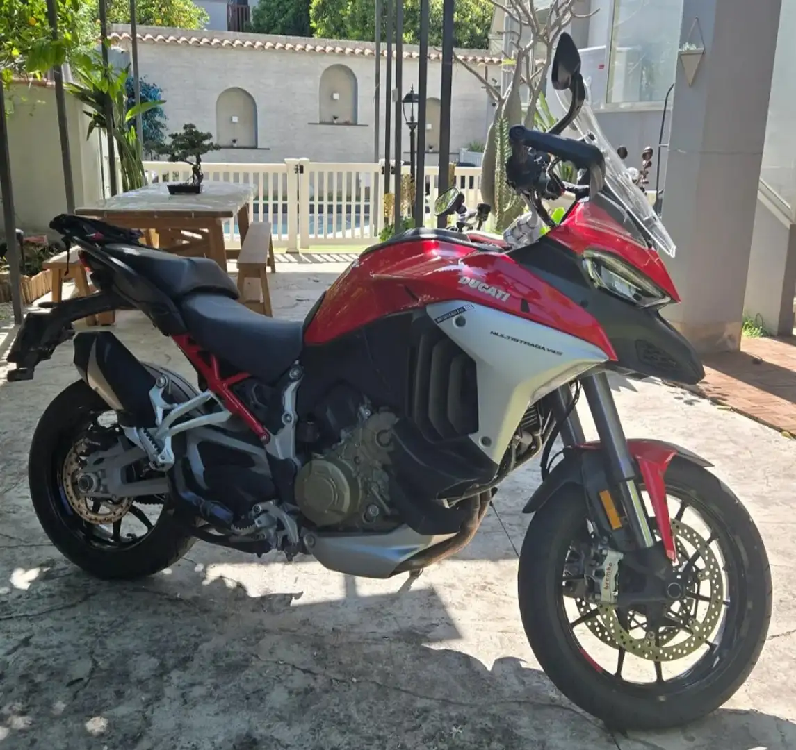 Ducati Multistrada V4 S V4s travel Rosso - 1
