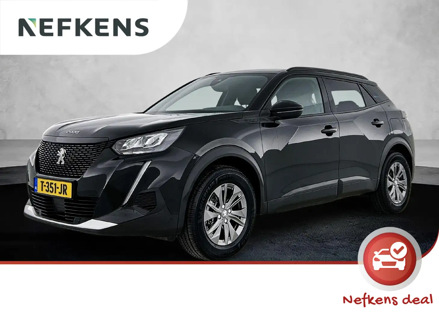 Peugeot e-2008 EV Style 50 kWh 136pk Automaat | Navigatie via App Noir - 1