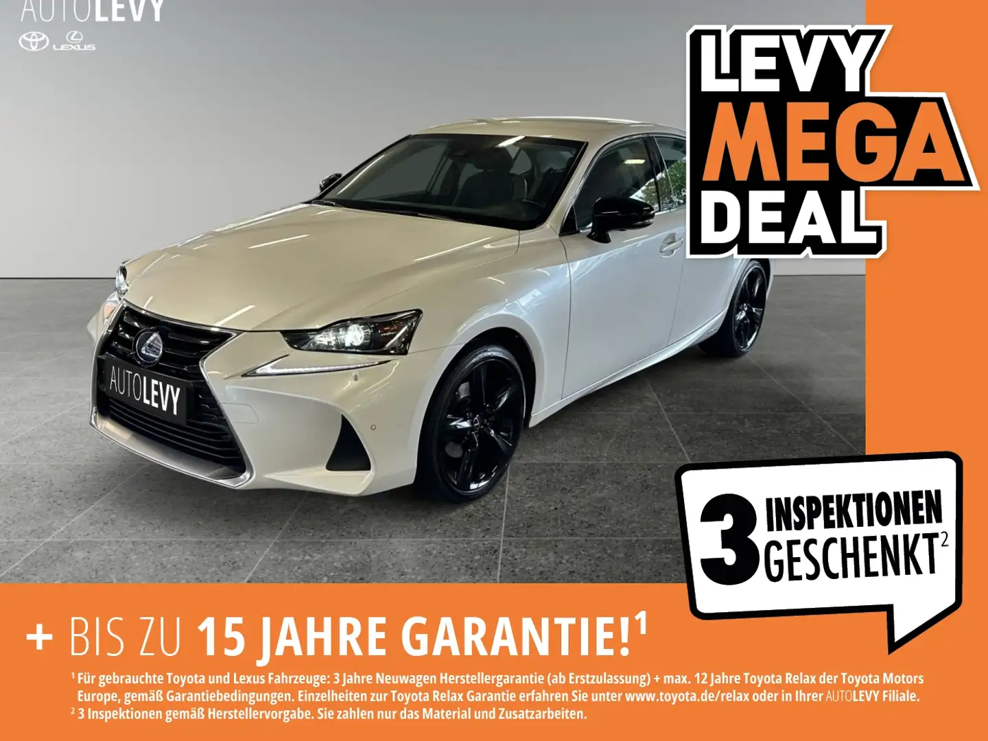 Lexus IS 300 h Competition *NAVI*LED*PDC* Weiß - 1