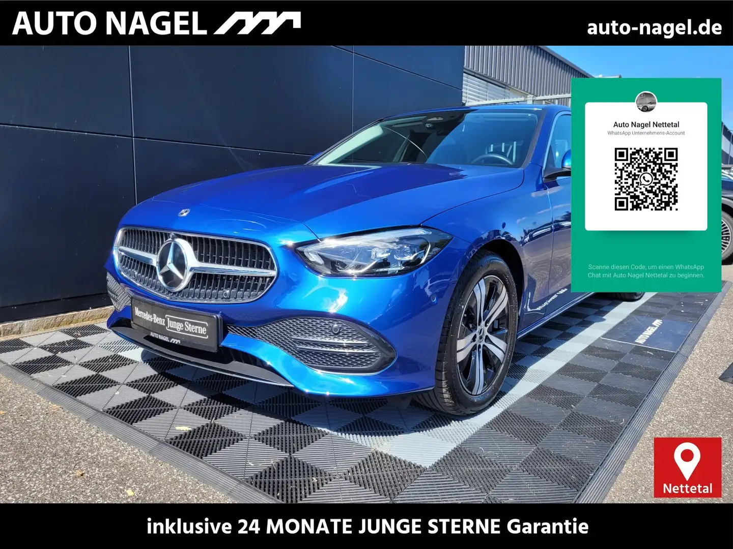 Mercedes-Benz C 180 C 180 Avantgarde Advanced+360+MBUX Premium+LED Blau - 1