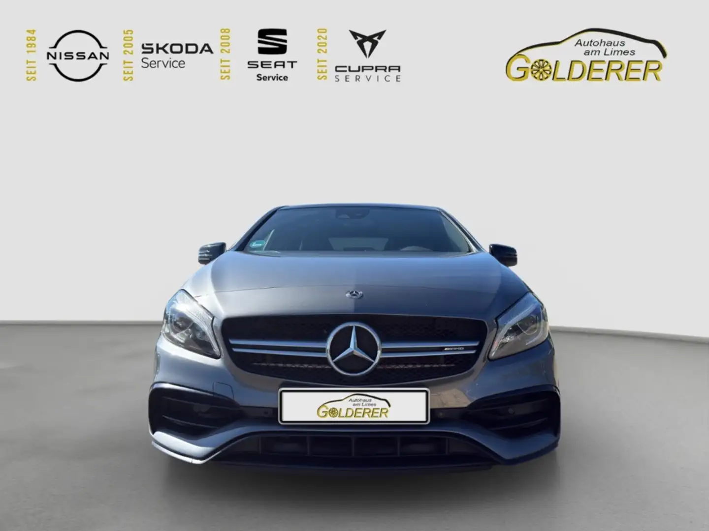 Mercedes-Benz A 45 AMG 4Matic El. Panodach Navi Leder Memory Sitze Sounds Grau - 2